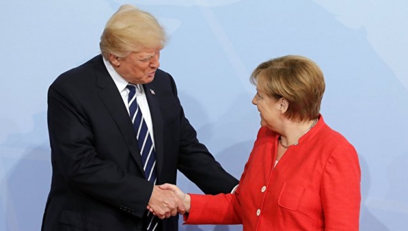 Трамп обсудил с Меркель Россию, Китай и Северную Корею