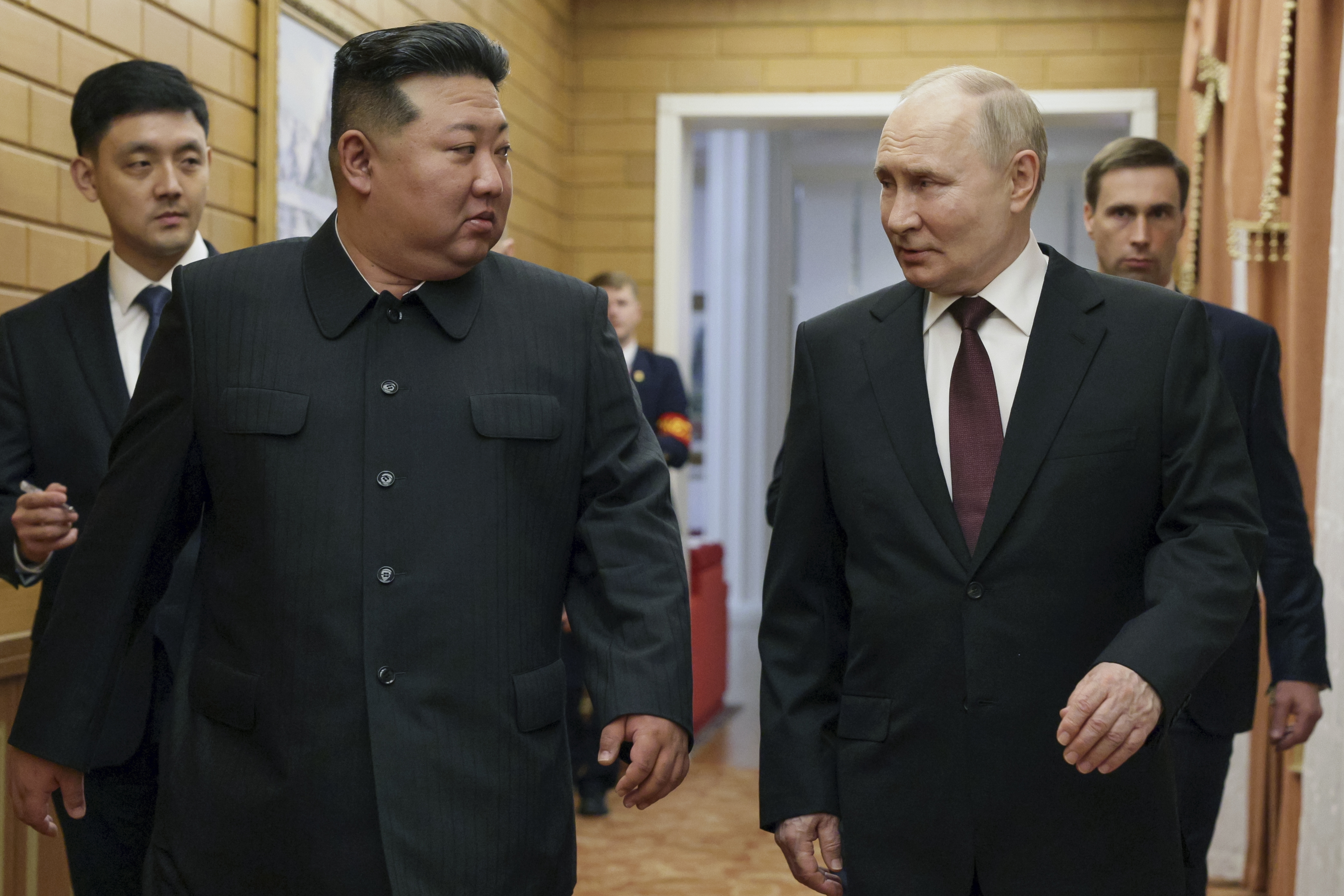 Russian President Vladimir Putin arrived for his first visit to North Korea in 24 years