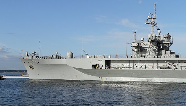 Russian spy ships 'shadowing' US Navy during large NATO exercise, Navy admiral says