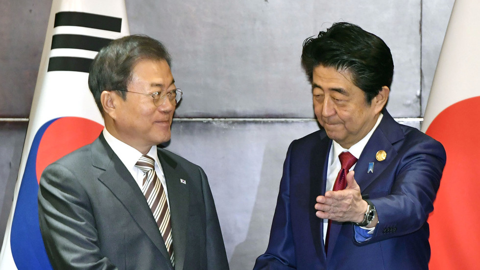 Top diplomat’s comment on Moon ‘masturbating’ causes scandal as South Korea summons Japanese envoy
