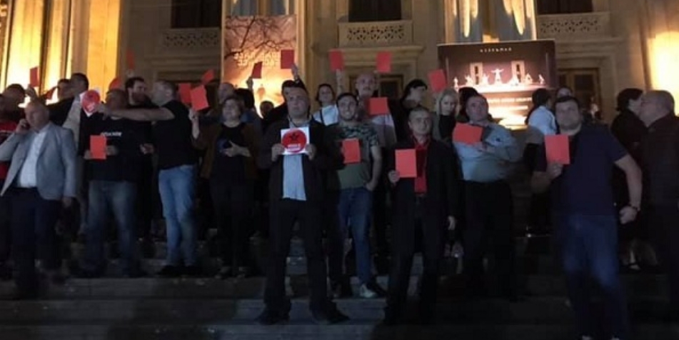 В Тбилиси грузинские актеры требовали от российских коллег признать "оккупацию"
