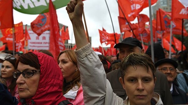 Около четырех тысяч человек пришли на согласованную акцию в Москве