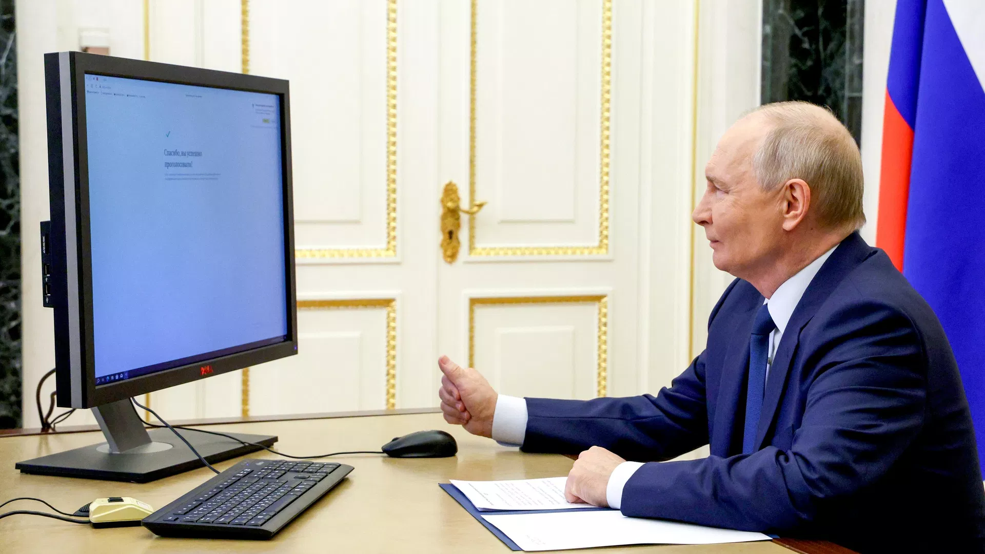 Путин проголосовал на выборах в Госдуму