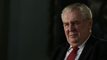 Президент Чехии Милош Земан: Я еду в Москву поклониться памяти погибших... ("Radio Praha", Чехия)