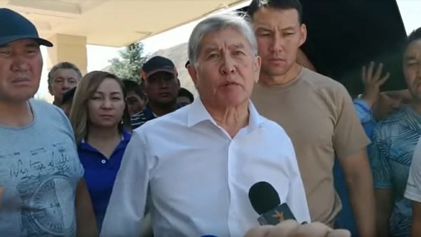 Суд арестовал Атамбаева до 26 августа