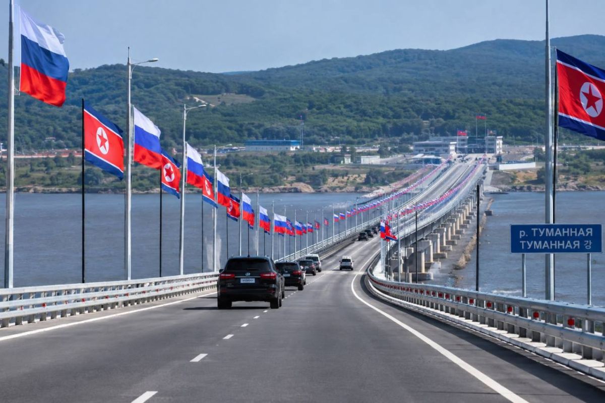 Russia and North Korea open first cross-border road bridge