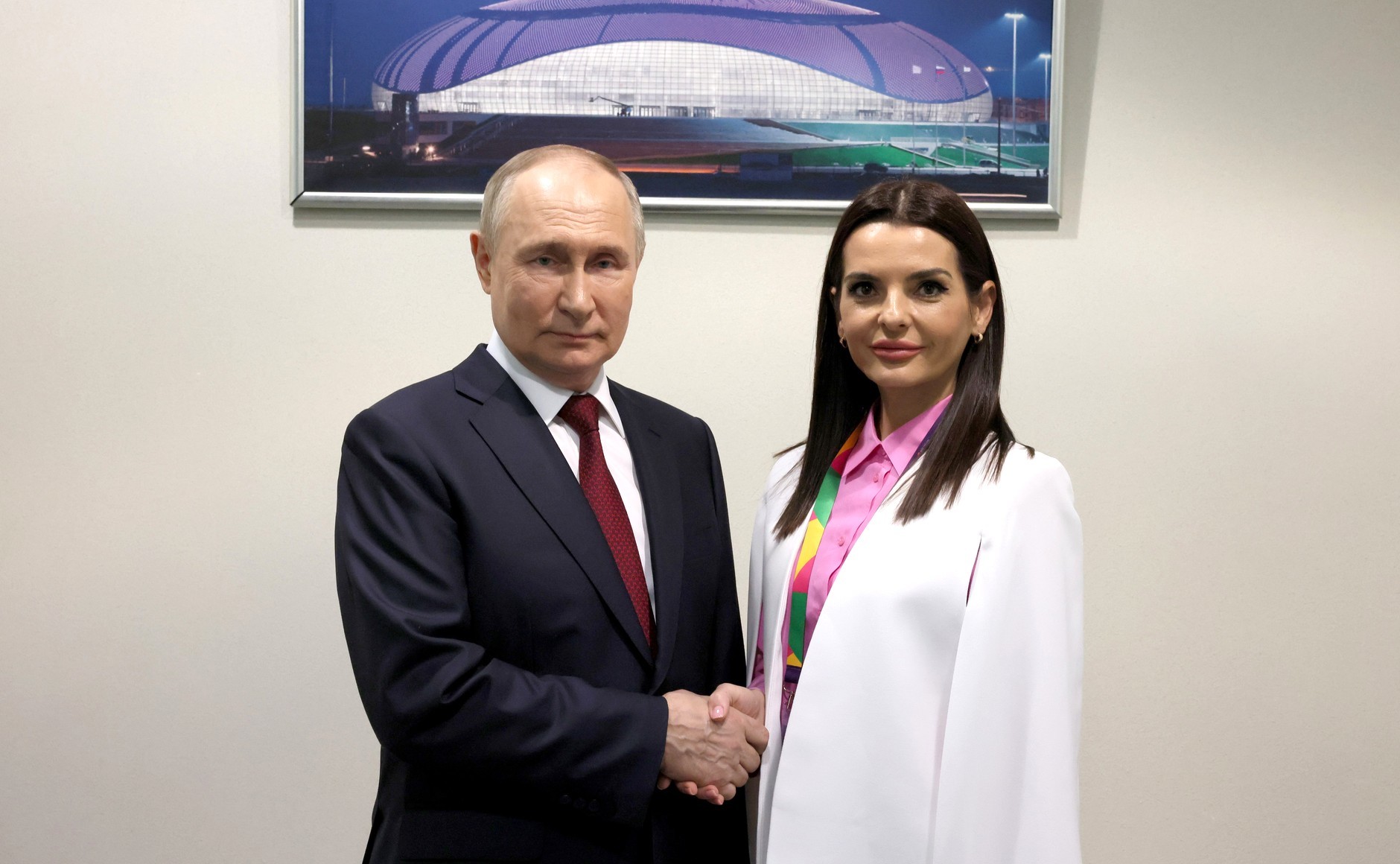 Владимир Путин и Евгения Гуцул