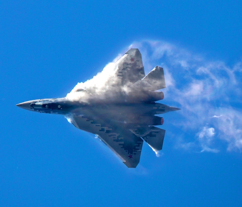 Первый серийный Су-57 разбился