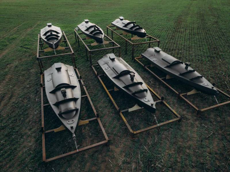 Fleet of sea drones