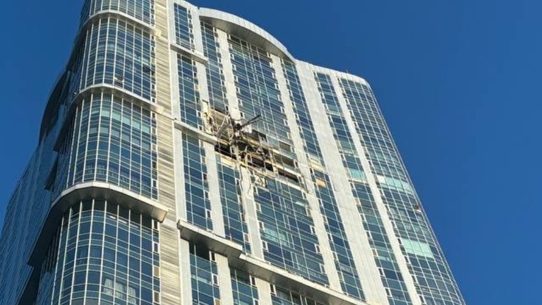 Ukrainian drones strike apartment blocks deep inside Russia