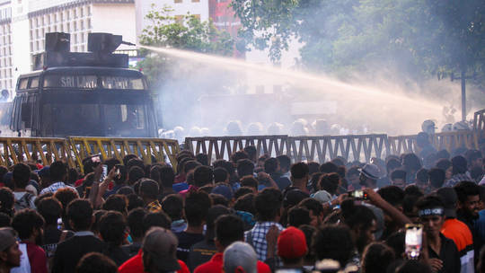 Protesters storm president’s residence