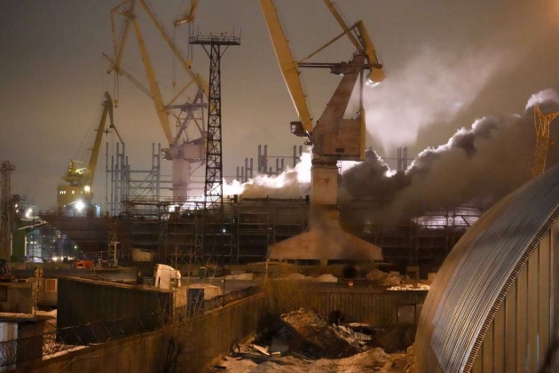 Российский корвет "Проворный" полностью уничтожен огнём