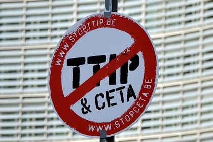 В Европе прошли демонстрации против торгового соглашения с США