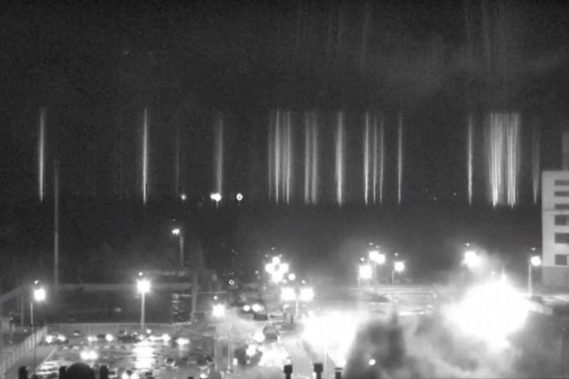 Запорожская АЭС в результате обстрела не пострадала, начавшийся вблизи станции пожар локализован