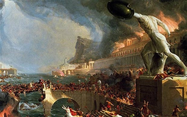 Our spoiled, emasculated, de‑spiritualised societies in the West are in terminal decline