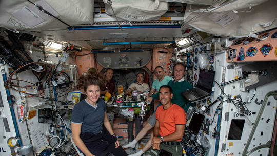 New Year celebration in space becomes the most ‘crowded’ ever