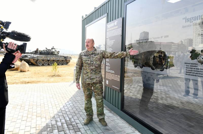 Aliyev: We are waiting for an answer to the question of how the Iskander-M missiles ended up in the hands of the Armenian army