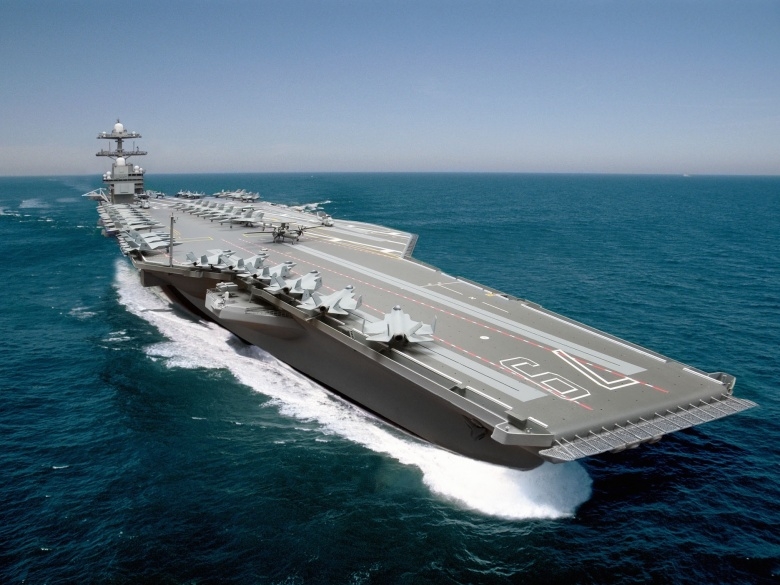 U.S. Navy's new $13B aircraft carrier can't fight