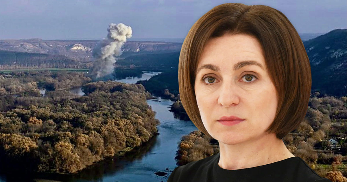У Санду не получилось антироссийское шоу на месте падения украинской ракеты ПВО