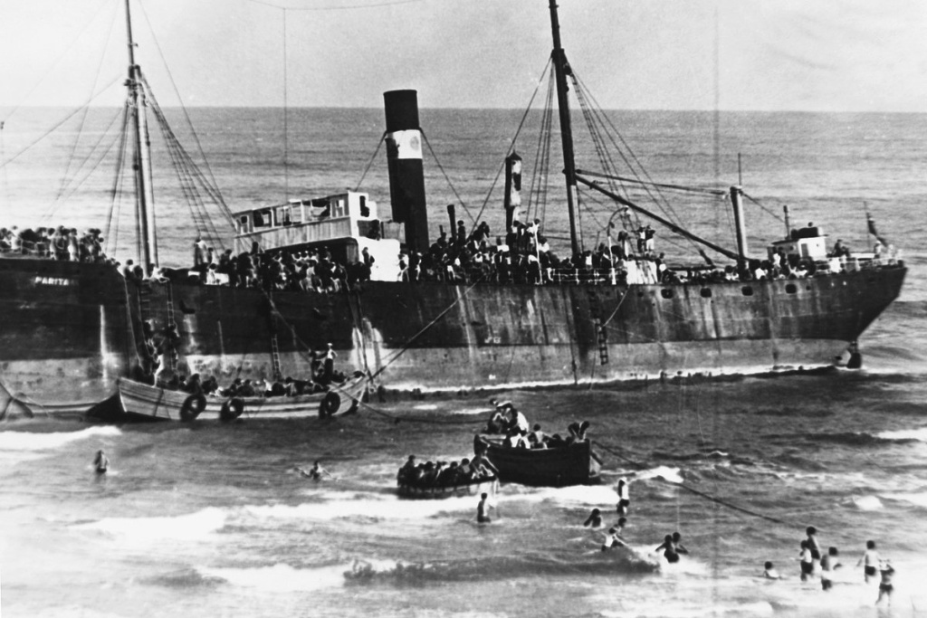 Еврейские беженцы на корабле «Парита», 1 января 1945 года 3.jpg